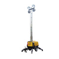 4HVP4000 portable mobile generation powered mobile light tower for outdoor night lighting